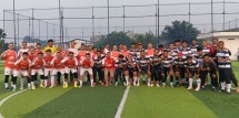 PWI Riau dan PKS Bermain Imbang 4-4, Silaturahmi Mengalir di Lapangan