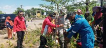 Bupati Rohil Pimpin Gotong Royong dan Penghijauan Kota