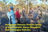 Hanguskan Ratusan Hektare Lahan di Desa Pedekik, Warga Bengkalis Jadi Tersangka Karhutla