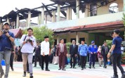 Pasca Kebakaran, Bupati Asmar Pastikan Anak Didik SMAN 1 Tebingtinggi Tetap Bisa Belajar