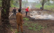 Personel Damkar PTPN IV Regional III Bantu Atasi Karhutla di Areal Masyarakat