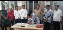 Disaksikan Wakil Bupati dan Forkopimda, PGRI Rohil-Polres Teken MoU Perkuat  Perlindungan Hukum Guru
