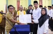 Asmar Lantik 144 Anggota BPD Meranti, Perkuat Tata Kelola Desa