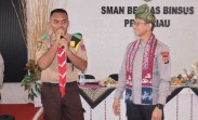 Goes To School Kapolres Pelalawan Berikan Edukasi Tertib Berlalulintas dan Bahaya Narkoba