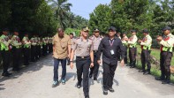 Kapolres Pelalawan Silaturahmi ke kantor Security PT RAPP Perkuat Sinergi Jaga Kamtibmas