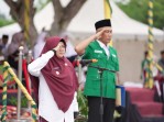 Upacara Hari Santri Ala Bupati Siak Afni Zulkifli