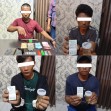 Operasi Antik Lancang Kuning 2026, Polsek Rupat Amankan 4 Tersangka Narkoba