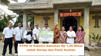 PTPN IV PalmCo Salurkan Rp 1,49 Miliar untuk Gereja dan Panti Asuhan