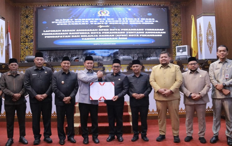 APBD 2026 Kota Pekanbaru Disahkan, Berikut Rincian Anggaran Setiap OPD