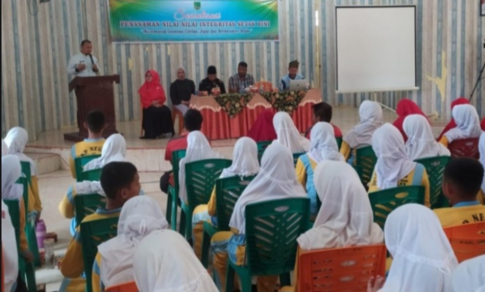 Inspektorat Rohil Tanamkan Integritas Sejak Dini, Pelajar Jadi Garda Antikorupsi