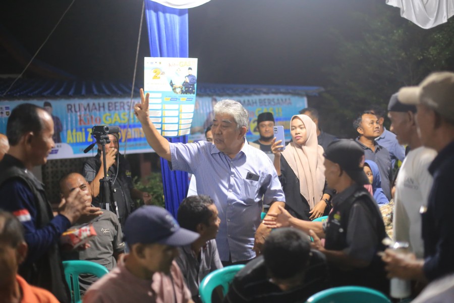 GAS Meledak di Kampung Rempak, Siap Antar Anak Tempatan Dr.Afni jadi Bupati