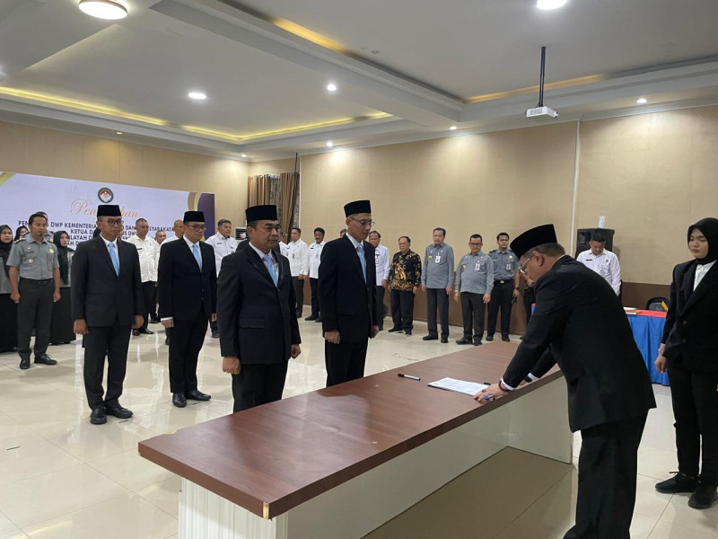 Kantor Imigrasi Pekanbaru Laksanakan Upacara Pelantikan dan Pengambilan Sumpah