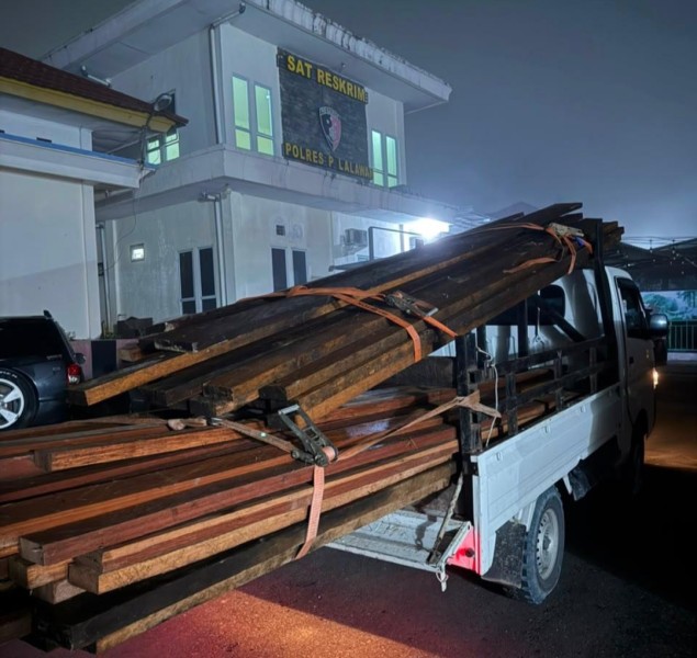 Lagi, Polisi Tangkap Dua Pelaku Dugaan Ilegal Logging, 3 Kubik Kayu Diamankan