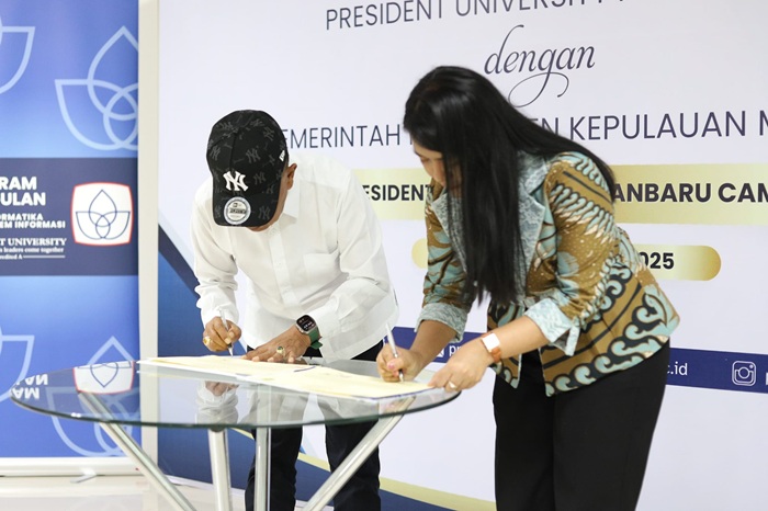 Tingkatkan Kualitas Pendidikan, Pemkab Meranti Jalin Kerjasama President University PSDKU Pekanbaru