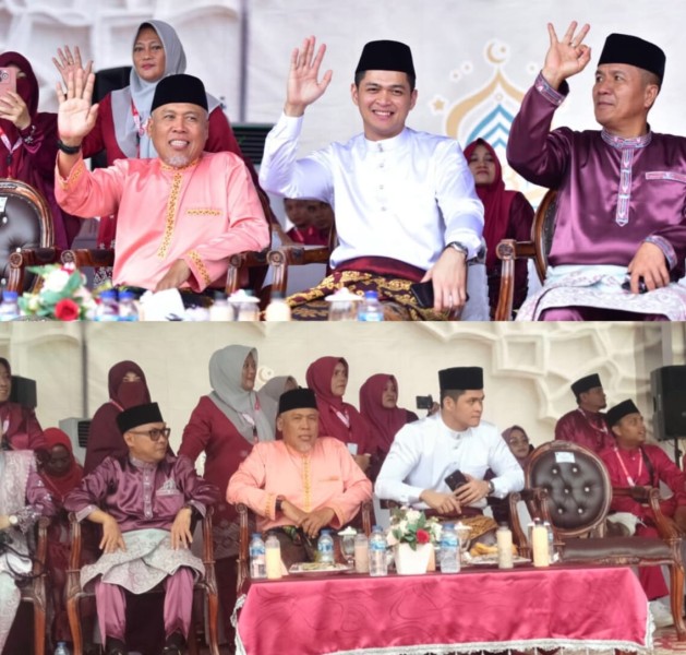 Wakil Ketua DPRD Bengkalis Hendrik, Hadiri Pelepasan Pawai Ta'aruf MTQ Ke-43 Provinsi Riau