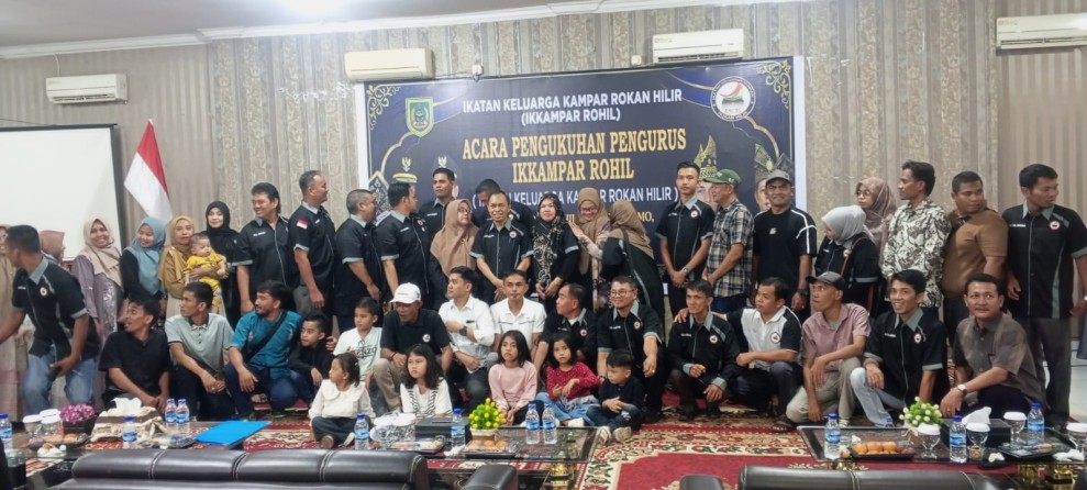Pengukuhan Pengurus IKKAMPAR Rohil Periode 2023-2028 Penuh Kekeluargaan