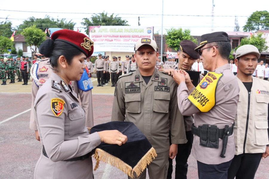 Polres Dairi dan Tim Gabungan Gelar Operasi Mantap Praja Toba 2024