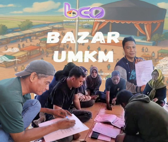 Lapak Bazar UMKM BEO di Serbu Pedagang, Adek: Silahkan Daftar ke Lapangan Tugu Bengkalis