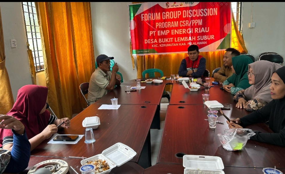 PT EMP Energi Serap Aspirasi Melalui FGD UMKM dan Karang Taruna di Desa Bukit Lembah Subur