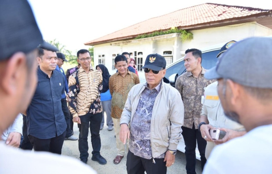 Bupati Rohil Tinjau Eks Terminal Bus Bagan Batu, Rencanakan Alih Fungsi untuk Pembangunan Prioritas