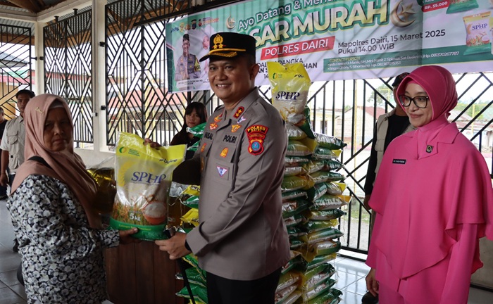 Giat Polres Dairi, Mulai Pasar Murah Hingga Buka Bersama Anak Yatim