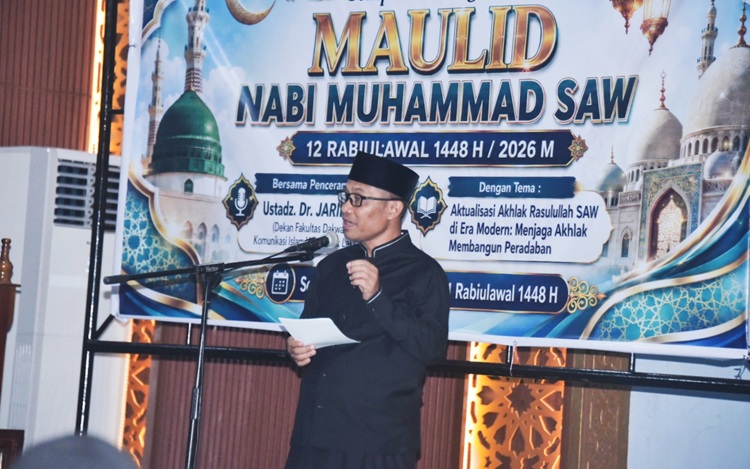 Maulid Nabi di Bengkalis, Bagus Santoso Ajak Warga Hidupkan Akhlak Rasulullah