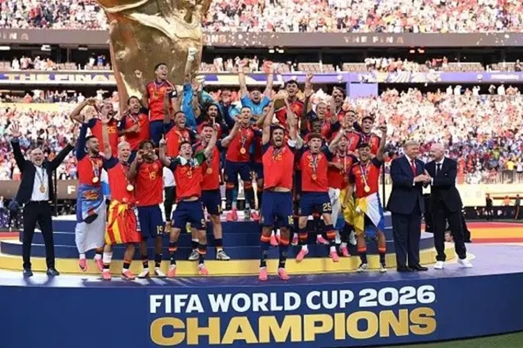 Spanyol Juara Piala Dunia 2026, Nobar Final Satukan Ribuan Warga di Riau