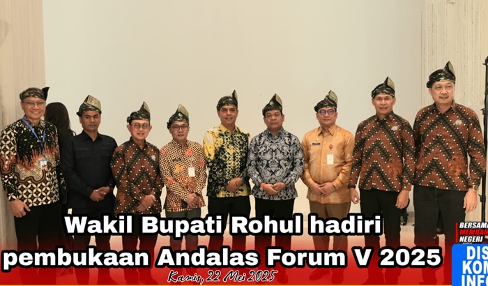 Wakil Bupati Rohul hadir di Pembukaan Andalas Forum V 2025