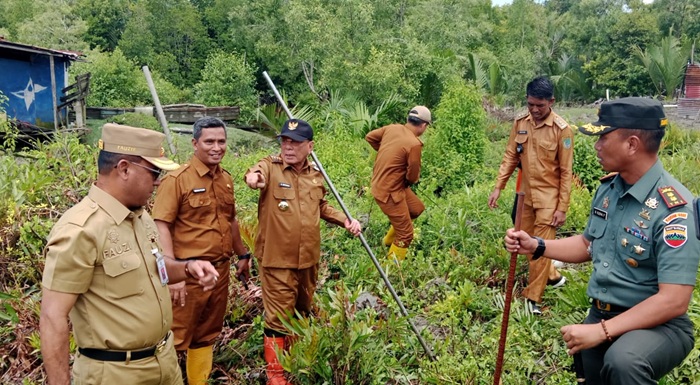 Bupati Bistamam Turun Tangan Pimpin Gotong Royong Cegah Malaria di Sinaboi