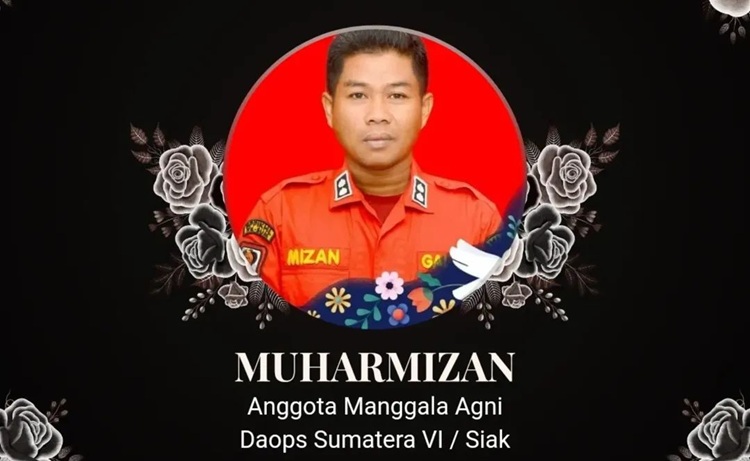 Gugur di Medan Api, Pengabdian Terakhir Anggota Manggala Agni  Muharmizan yang Tak Pernah Padam