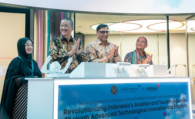 Indosat Ooredoo Hutchison dan Garuda Indonesia Jalin Kerjasama Perkuat Pertumbuhan Penerbangan dan Pariwisata