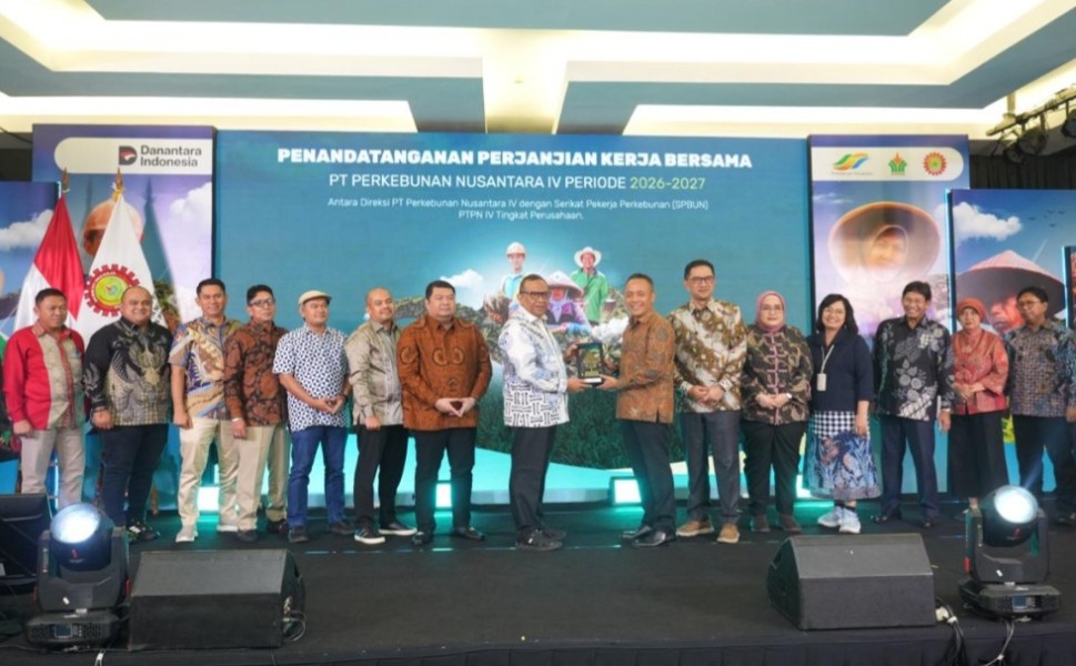 Satu Visi Membangun PalmCo, PTPN IV dan SPBUN Sahkan PKB Tunggal Pertama Keberlanjutan Industri Sawit