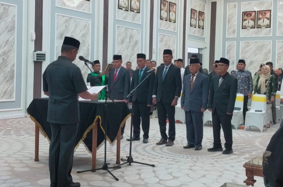 Arizona Resmi Pimpin BAZNAS Kampar, Fokus Perkuat Pengelolaan Zakat