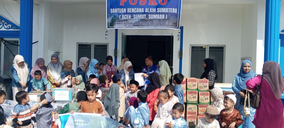 TK Happy Bear Salurkan Bantuan Untuk Korban Bencana Sumatera