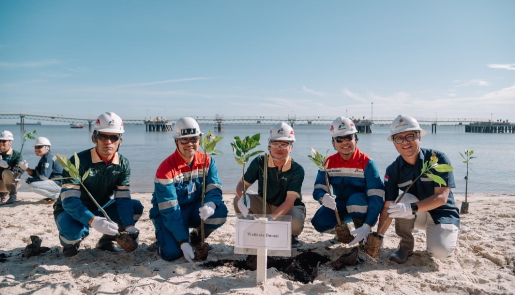 Perkokoh Benteng Pesisir Dumai, PHR Tanam 700 Mangrove Tangani Krisis Iklim dan Lindungi Keanekaragaman Hayati