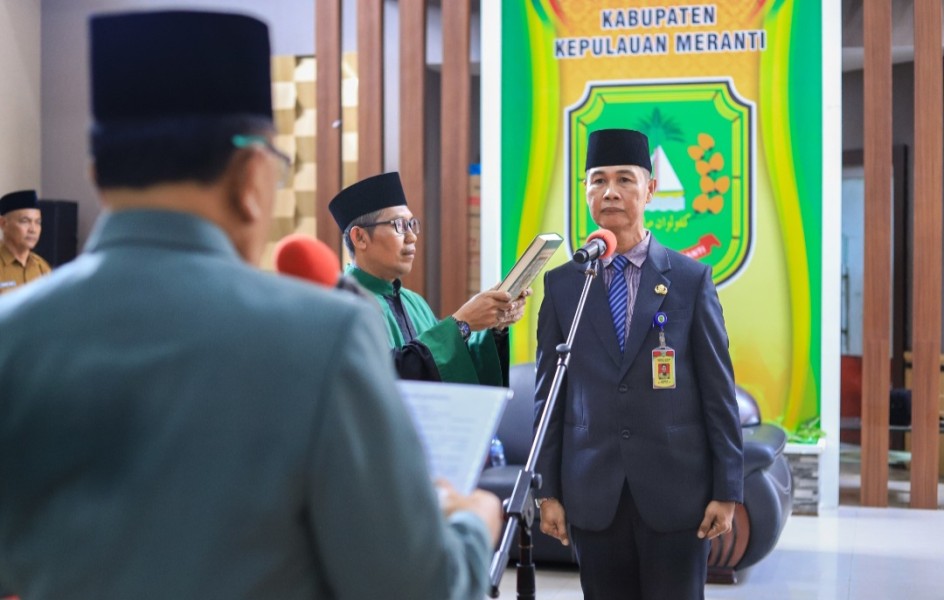 Sudandri Resmi Dilantik sebagai Sekda Kepulauan Meranti