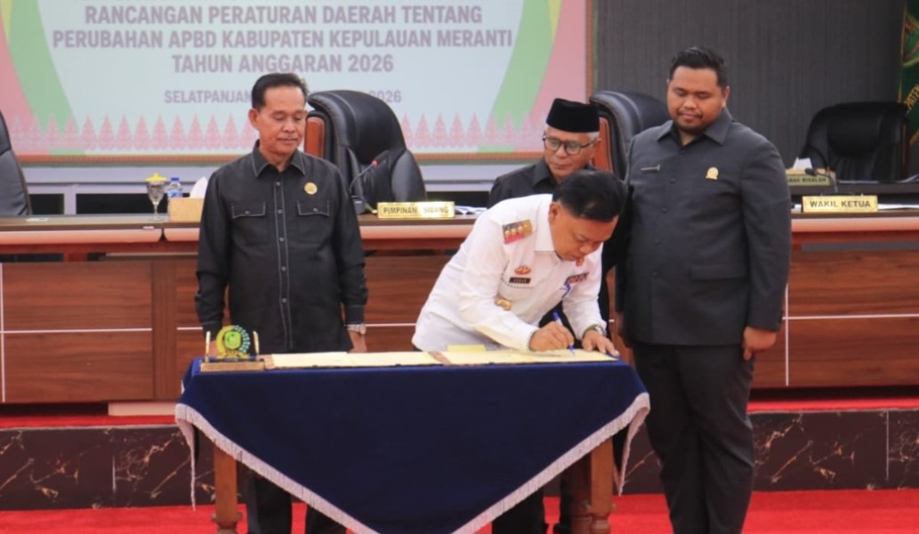 Pemerintah dan DPRD Meranti Sepakati APBD Perubahan 2026 Rp1,12 Triliun