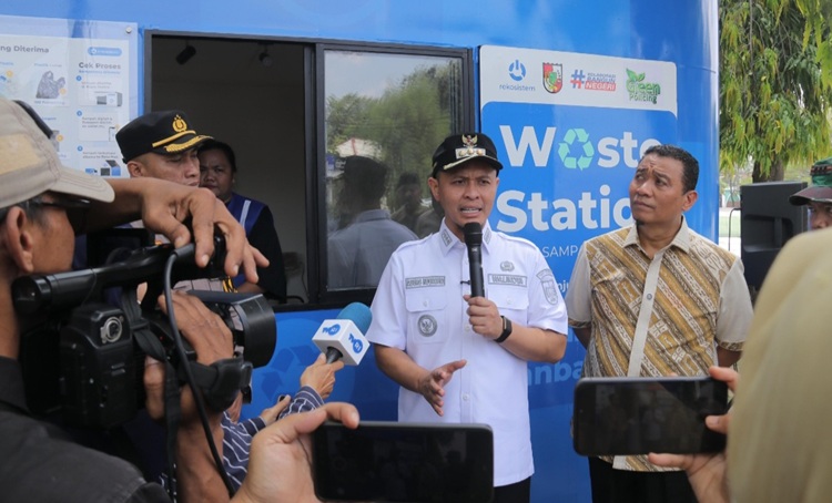Soft Launching Waste Station, Sampah Disulap Jadi Rupiah di Pekanbaru