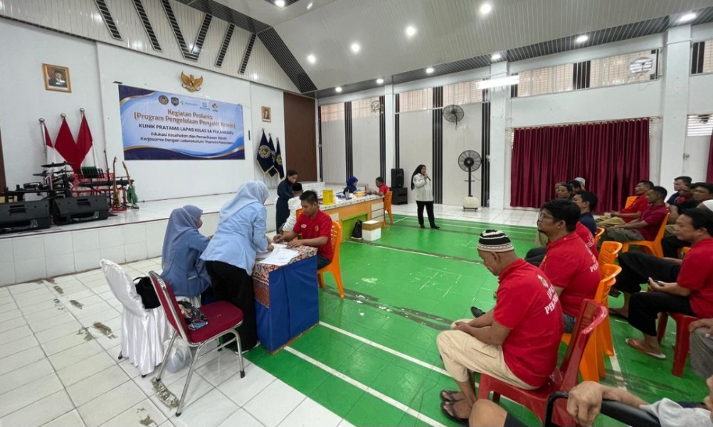 Lapas Pekanbaru Perkuat Deteksi Penyakit Kronis Warga Binaan