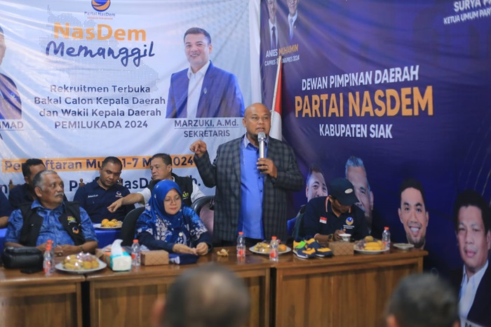 Partai Nasdem Dukung Penuh, Calon Bupati Siak Dr. Afni Optimis Raih Hasil Terbaik