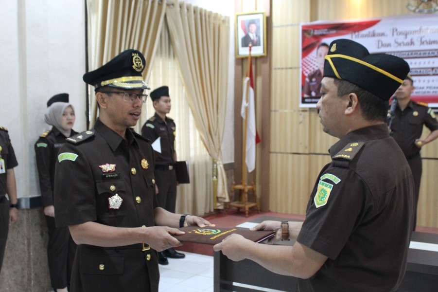 Pelantikan Kasi Pidum Pelalawan Estafet Pengabdian dan Penegakan Hukum