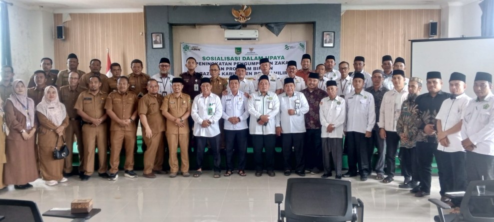 Baznas Rohil Perkuat Pengumpulan Zakat di 18 Kecamatan