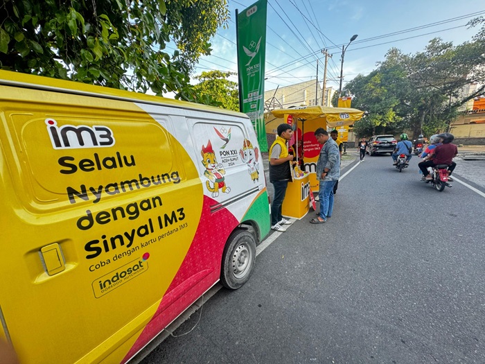 Indosat Perkenalkan Inovasi Mobile Selling di PON XXI Aceh-Sumut 2024, Permudah Akses Produk dan Layanan