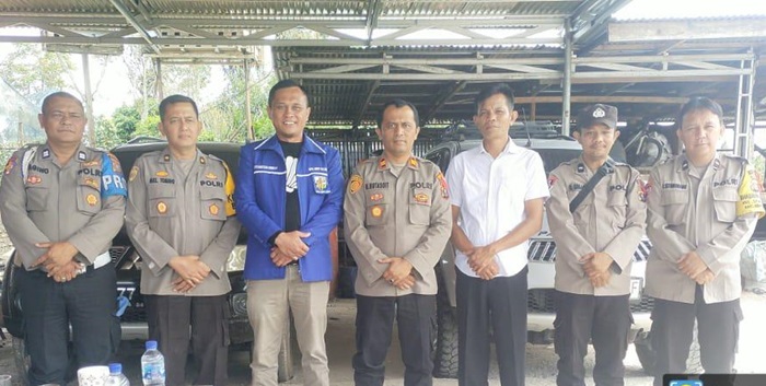 Polsek Sidikalang Cooling System Bersama KNPI Dairi Jaga Kamtibmas di Kota Sidikalang