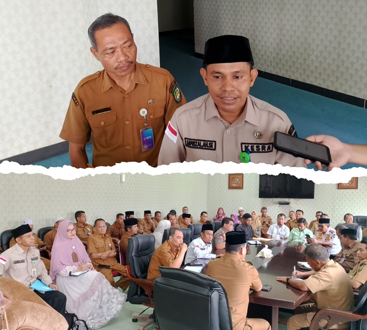 Pemkab Rohul Matangkan Peringatan Nuzulul Qur’an di Islamic Center, Wabup Syafaruddin Poti Pimpin Persiapan