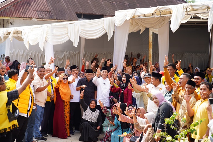 Tak Terbendung, Kampanye Cagubri No Urut 3 di Pasir Penyu Membludak