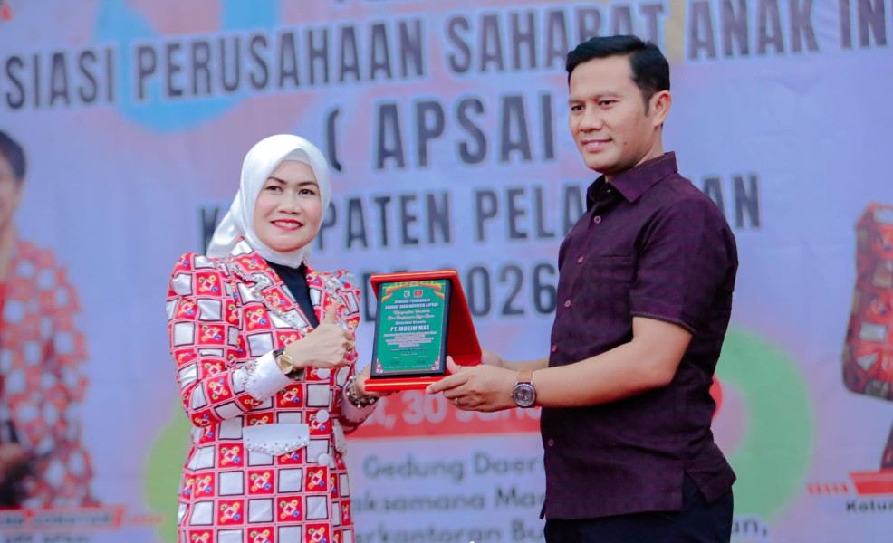 PT Musim Mas Terima Penghargaan Peduli Terhadap Anak dari APSAI Pelalawan