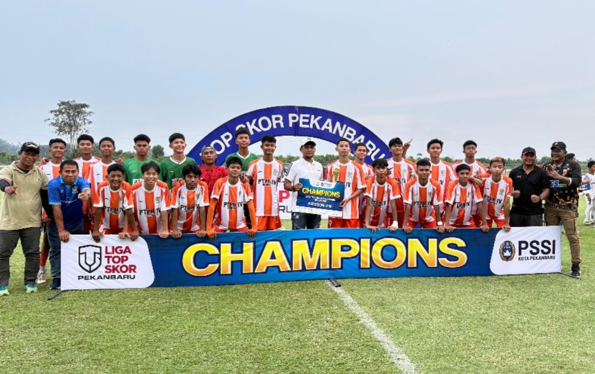 Juara Liga TOPSkor Riau, SSB PTPN IV Regional III Melaju ke Pentas Nasional