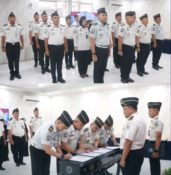 Tingkatkan Pelayanan, Lapas Kelas IIB Pasir Pengaraian Buat Komitmen Kinerja Tahun 2026