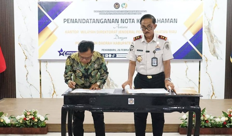 Pemkab Meranti Teken Kerjasama Dengan DitjenPAS Riau, Perkuat Pembinaan Warga Binaan Menuju Kemandirian